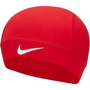 Red Nike Swoosh Sports Headband Lightweight Stretch Athletic Running Cap